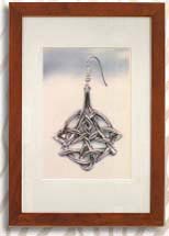Boucle d'oreille de style celte