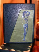 cahier en cuir et aluminium